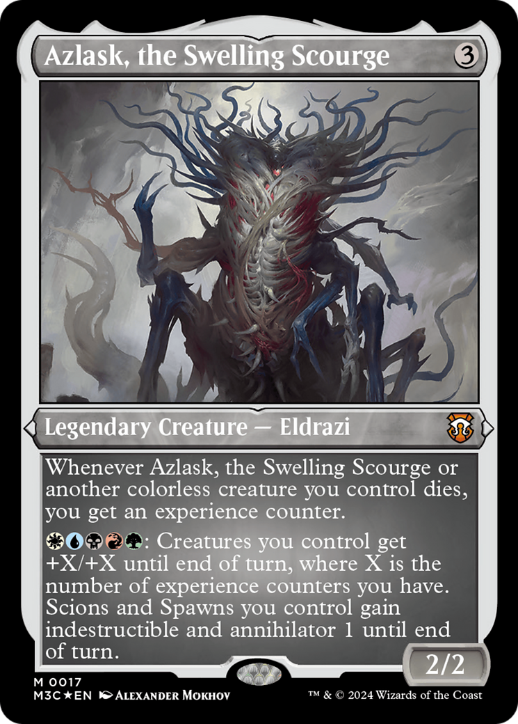 Azlask, the Swelling Scourge (Foil Etched) [Modern Horizons 3 Commander] | GnG Games