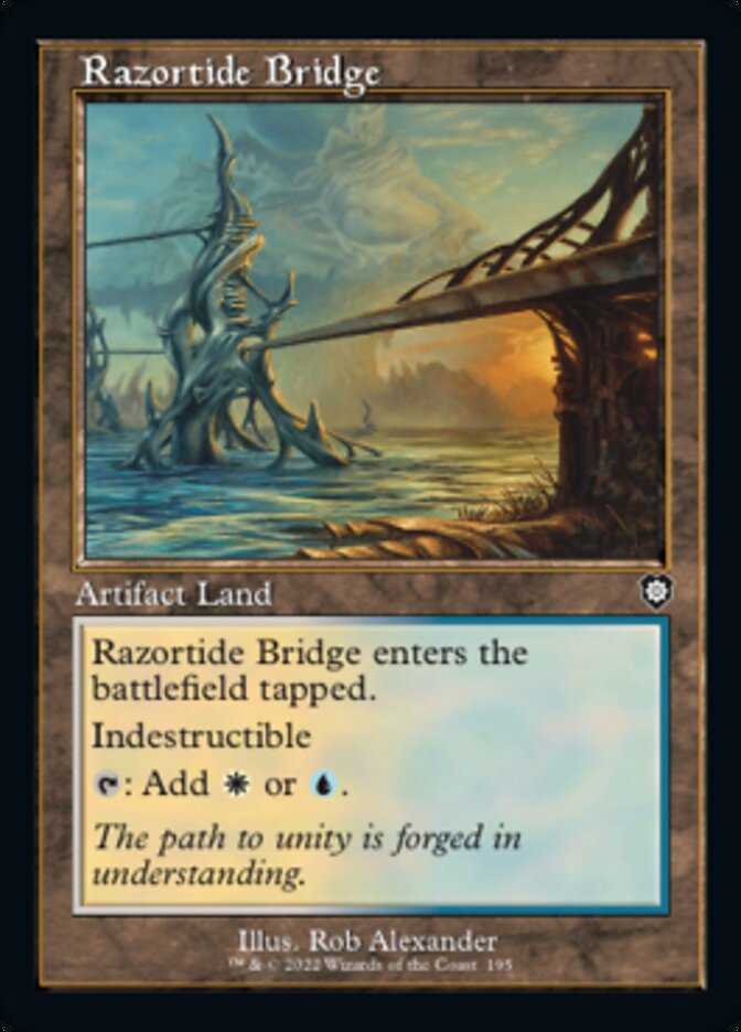 Razortide Bridge (Retro) [The Brothers' War Commander] | GnG Games