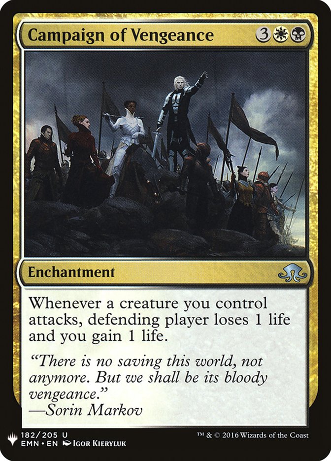 Campaign of Vengeance [Mystery Booster] | GnG Games