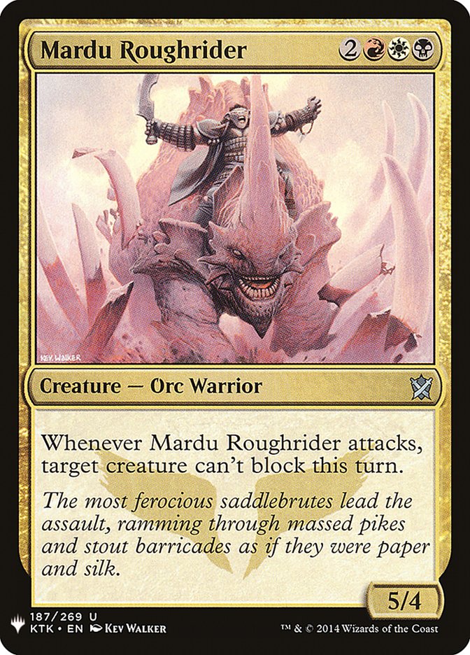 Mardu Roughrider [Mystery Booster] | GnG Games