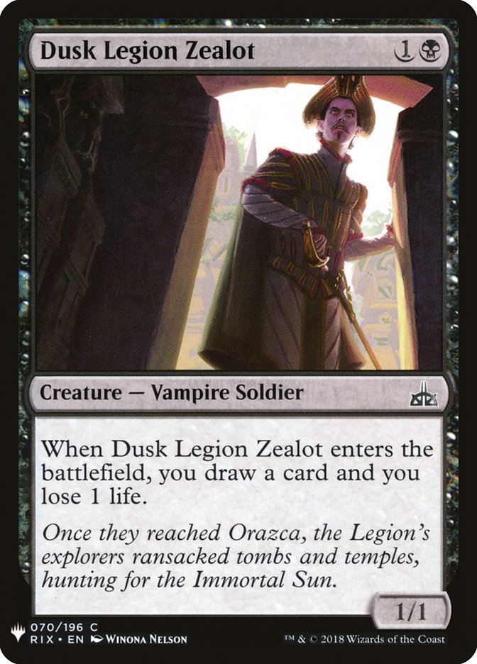 Dusk Legion Zealot [Mystery Booster] | GnG Games