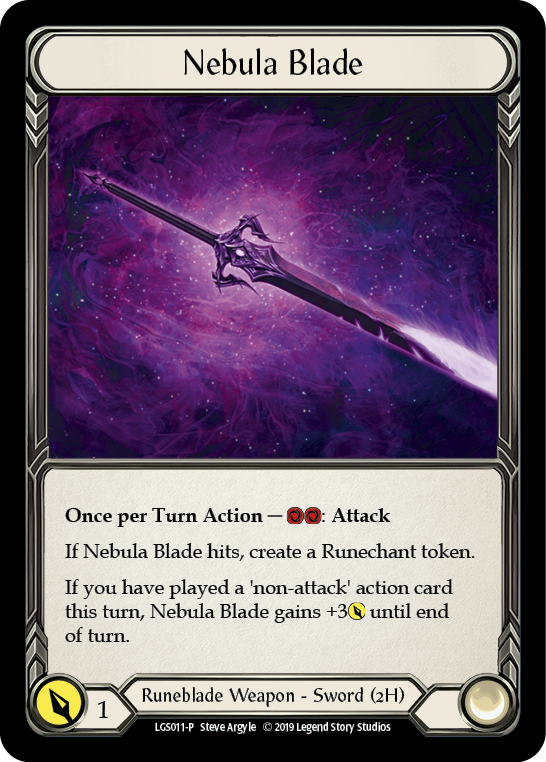 Nebula Blade [LGS011-P] (Promo)  1st Edition Cold Foil | GnG Games