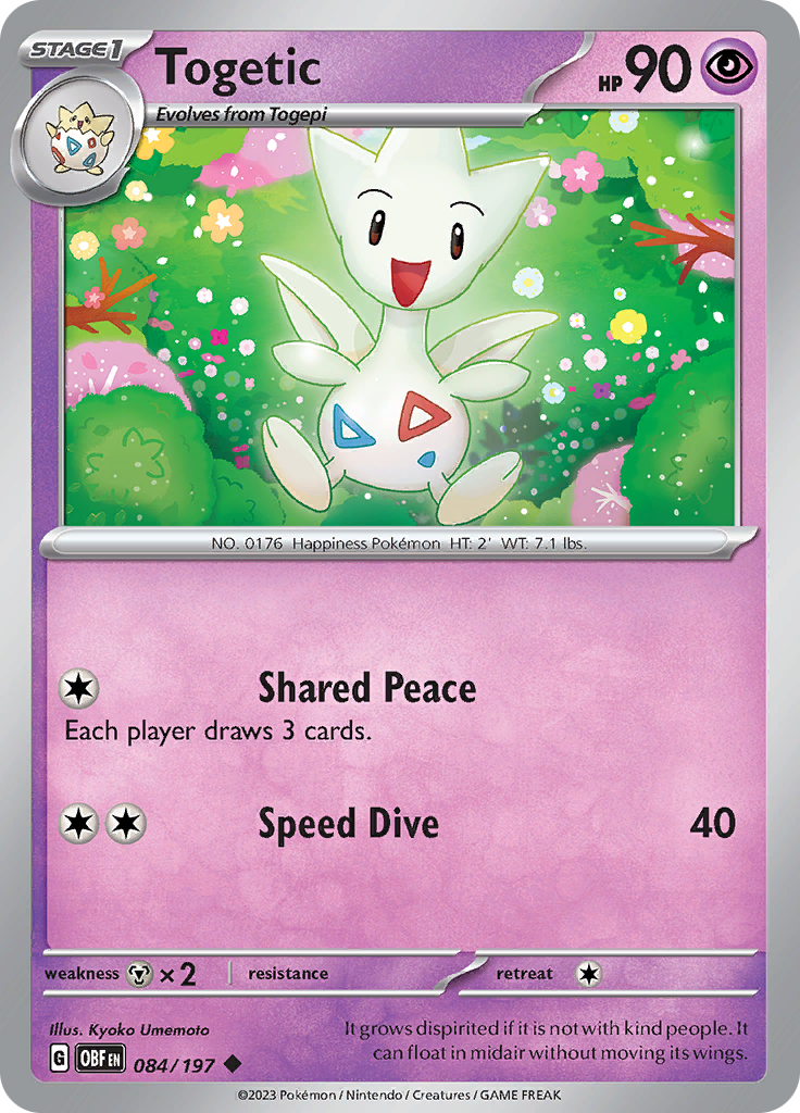 Togetic (084/197) [Scarlet & Violet: Obsidian Flames] | GnG Games