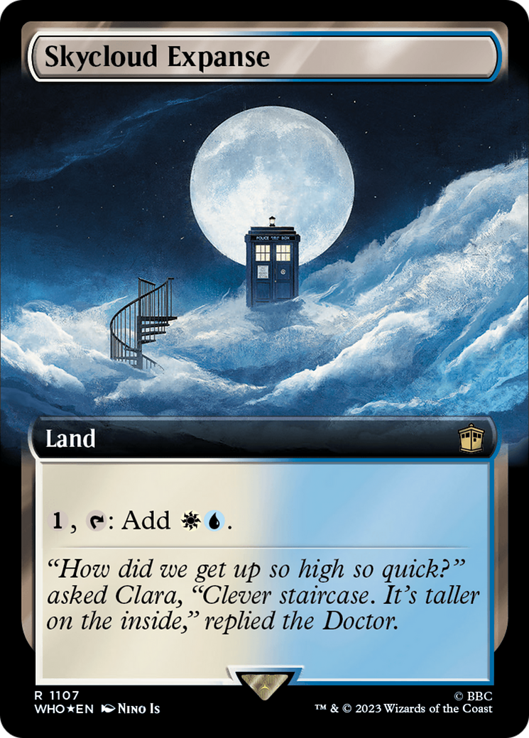Skycloud Expanse (Extended Art) (Surge Foil) [Doctor Who] | GnG Games