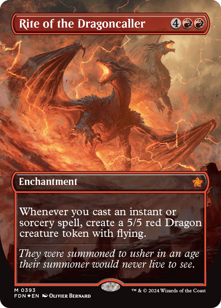 Rite of the Dragoncaller (Mana Foil) [Foundations] | GnG Games