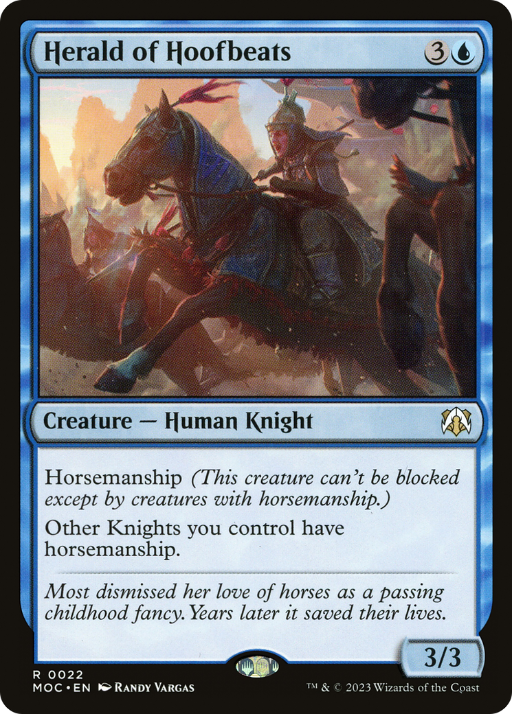 Herald of Hoofbeats [March of the Machine Commander] | GnG Games