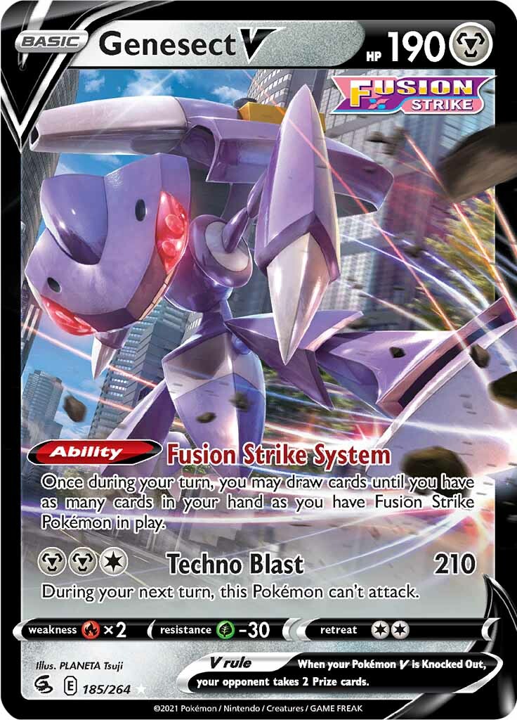 Genesect V (185/264) [Sword & Shield: Fusion Strike] | GnG Games