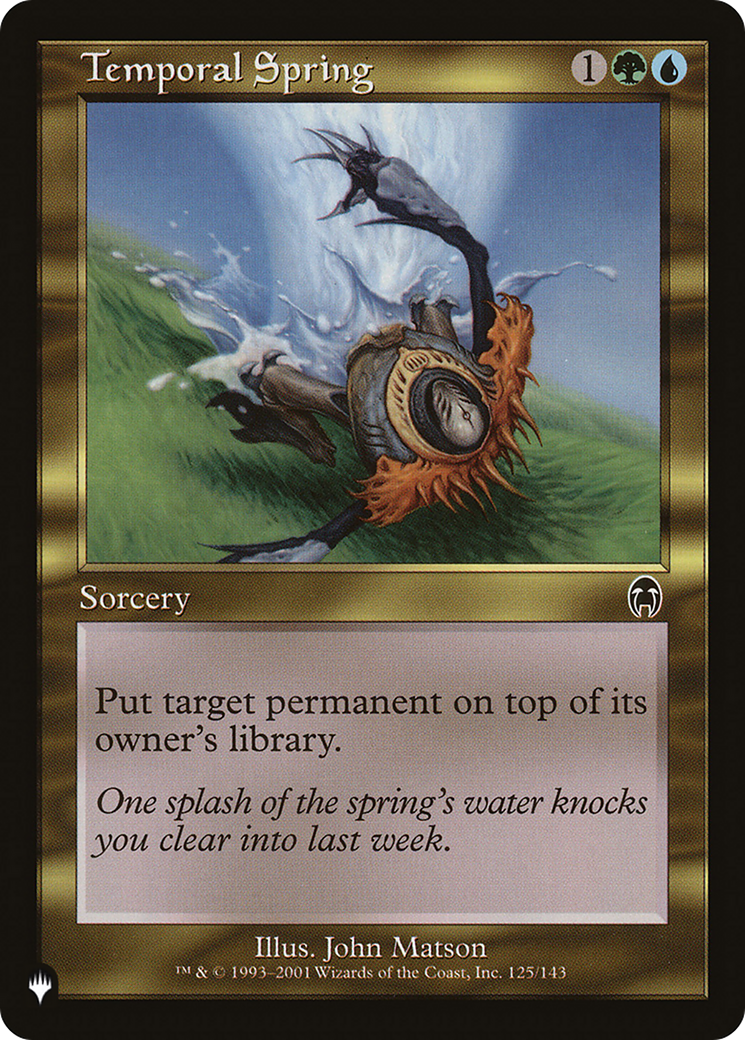 Temporal Spring [The List] | GnG Games