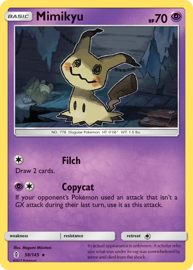 Mimikyu (58/145) [Sun & Moon: Guardians Rising] | GnG Games