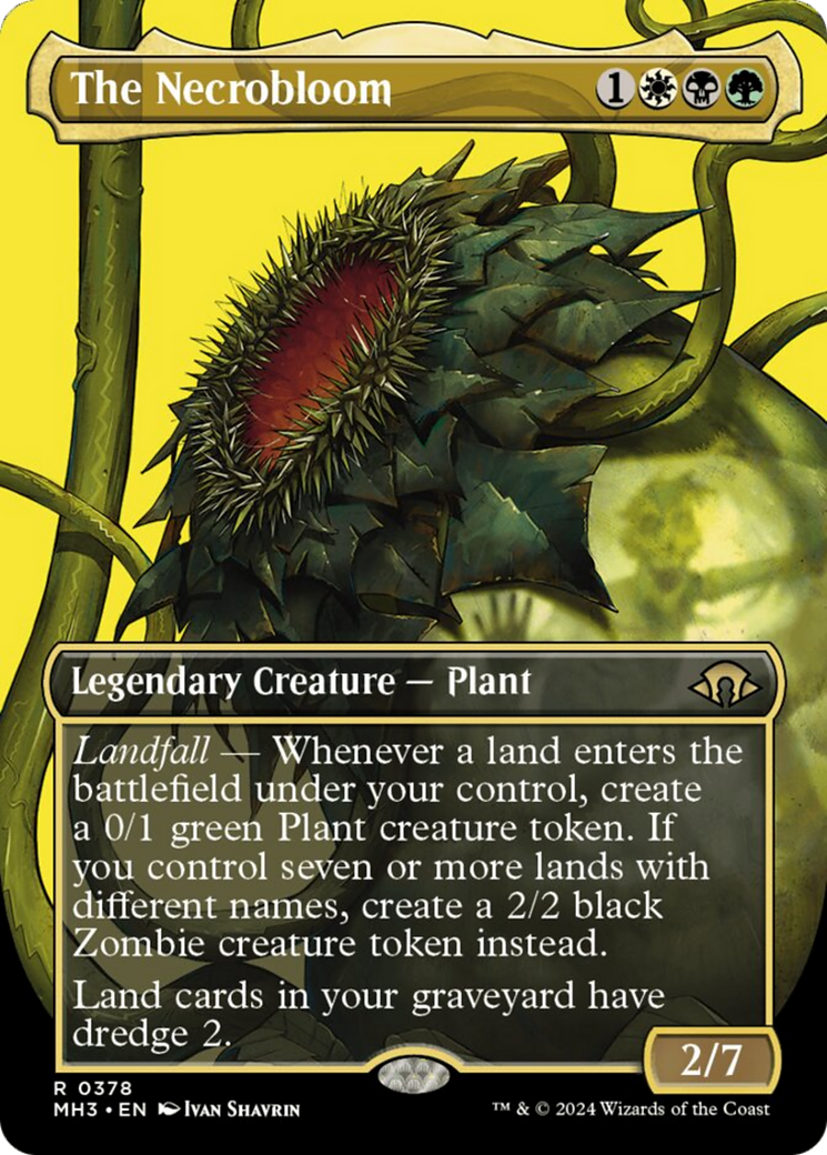 The Necrobloom (Borderless) [Modern Horizons 3] | GnG Games