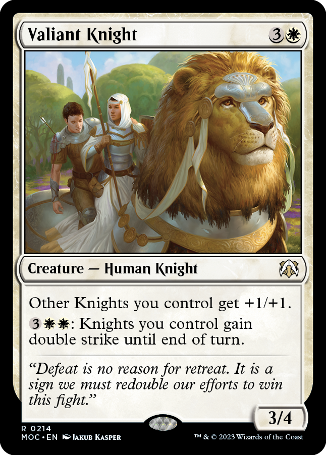 Valiant Knight [March of the Machine Commander] | GnG Games