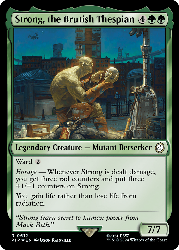 Strong, the Brutish Thespian (Surge Foil) [Fallout] | GnG Games