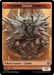 Illusion // Goblin Double-Sided Token [Bloomburrow Commander Tokens] | GnG Games