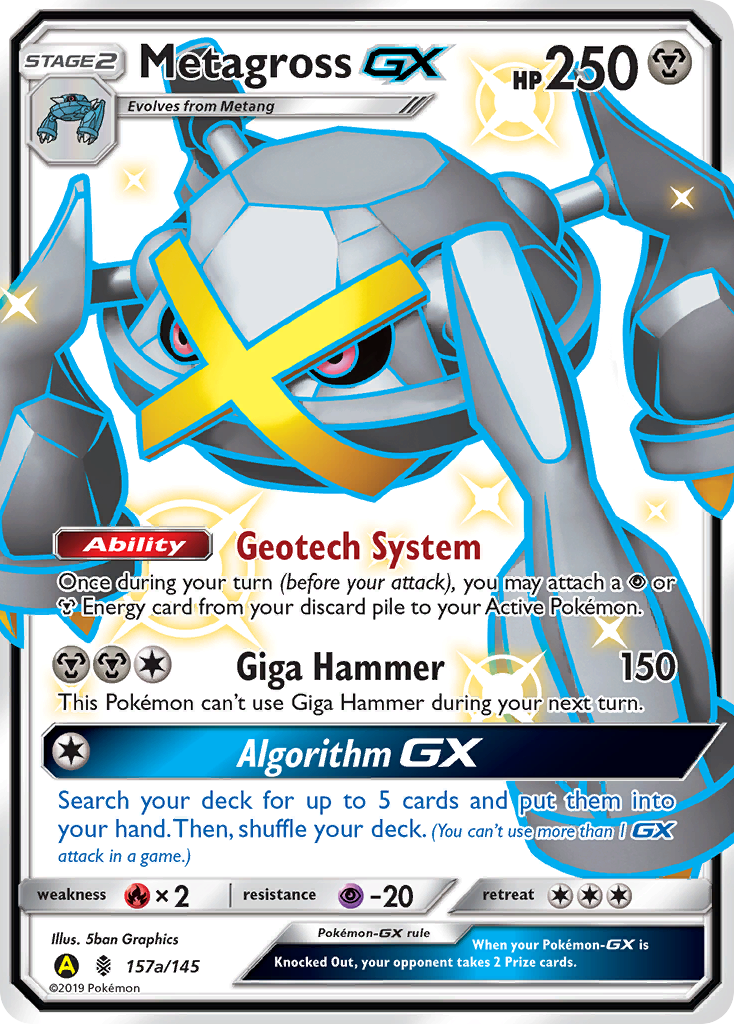 Metagross GX (157a/145) [Alternate Art Promos] | GnG Games