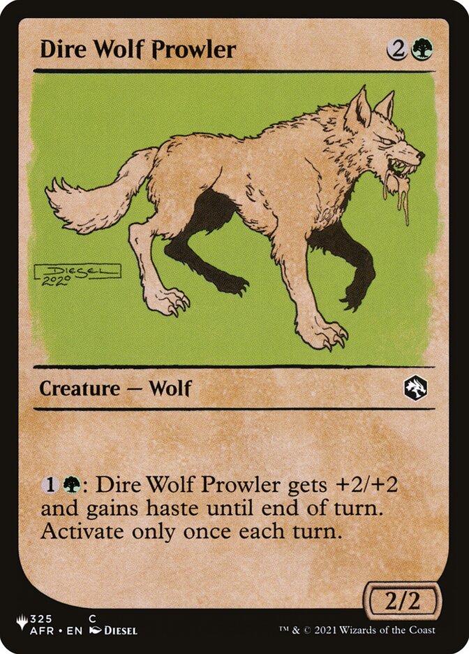 Dire Wolf Prowler (Showcase) [The List] | GnG Games