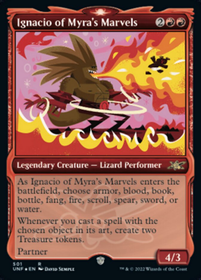 Ignacio of Myra's Marvels (Showcase) (Galaxy Foil) [Unfinity] | GnG Games