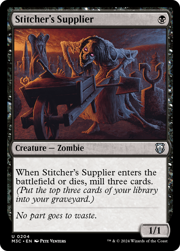 Stitcher's Supplier (Ripple Foil) [Modern Horizons 3 Commander] | GnG Games
