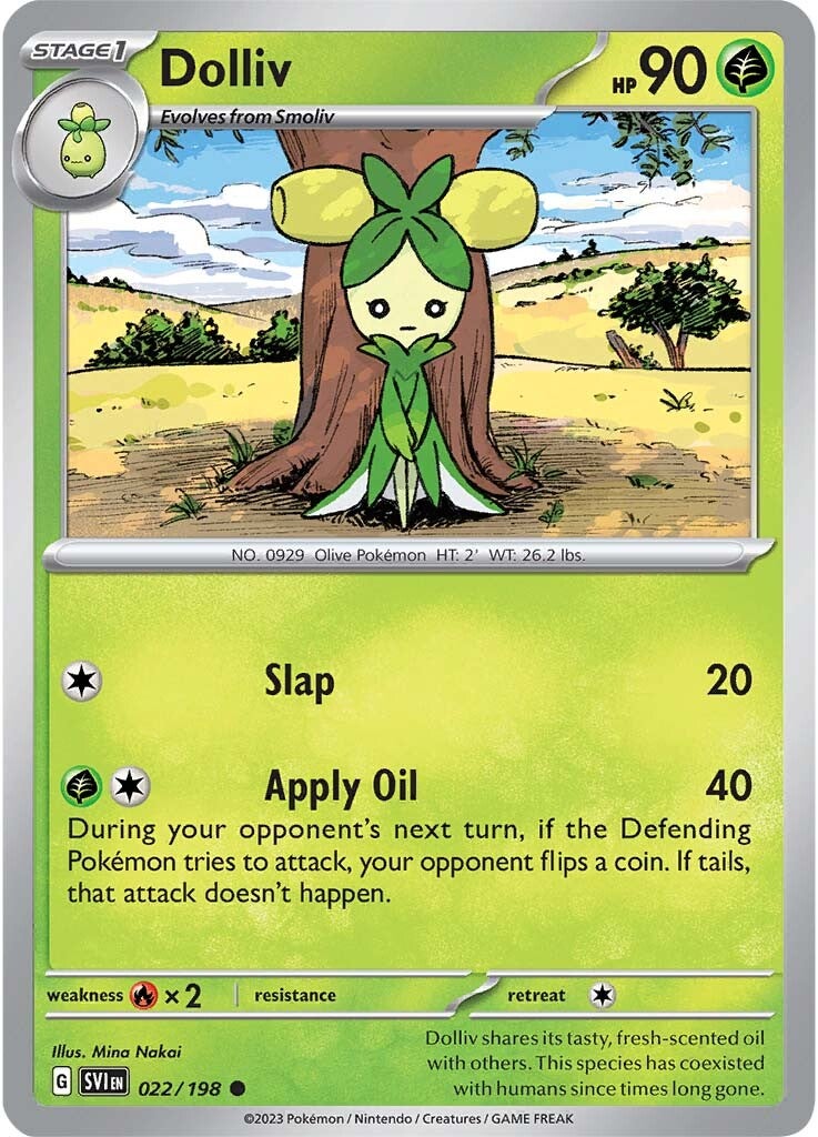 Dolliv (022/198) [Scarlet & Violet: Base Set] | GnG Games