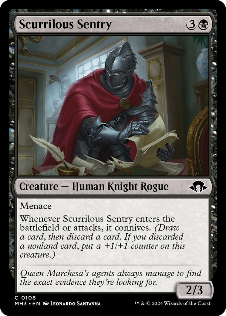 Scurrilous Sentry [Modern Horizons 3] | GnG Games