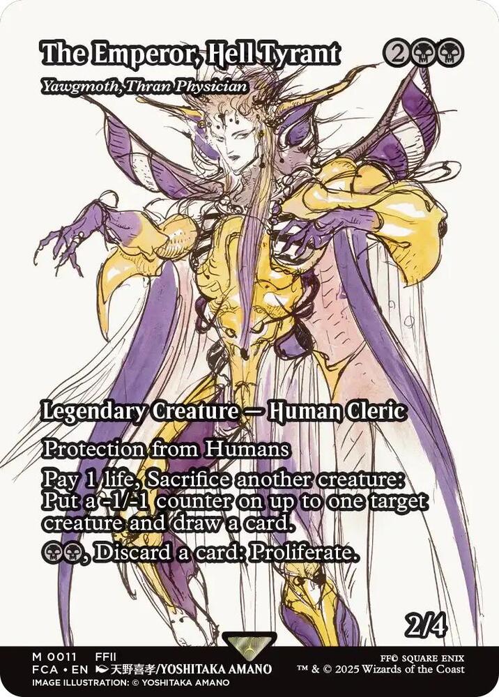 The Emperor, Hell Tyrant - Yawgmoth, Thran Physician (Showcase) [FINAL FANTASY : Through the Ages] | GnG Games