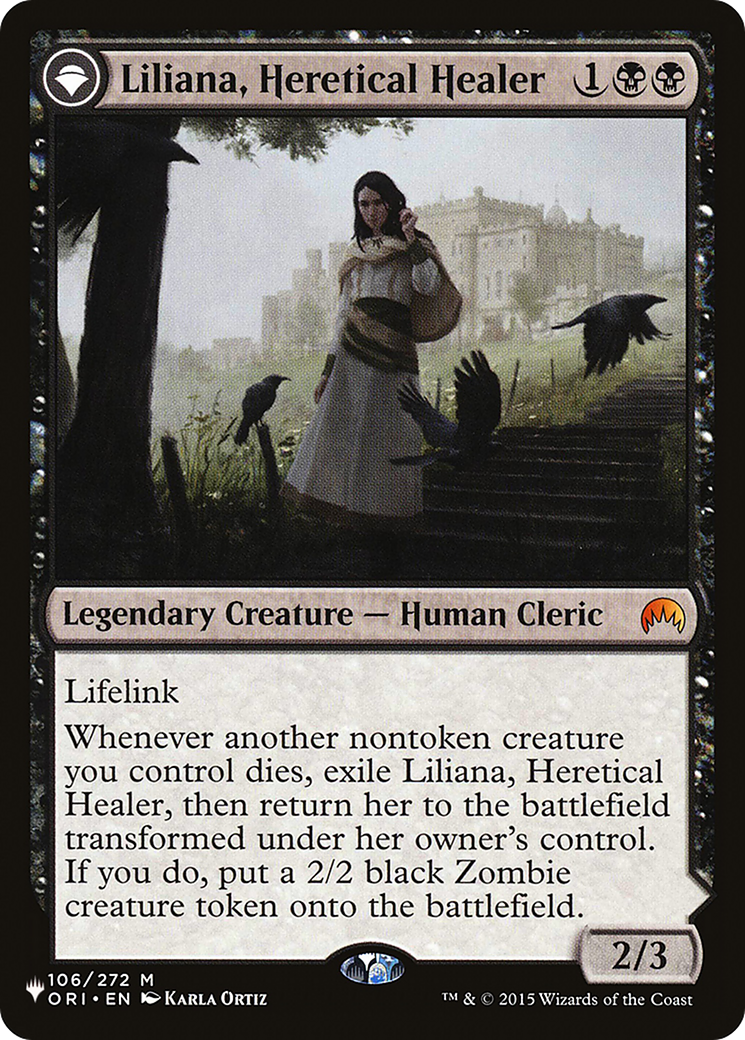 Liliana, Heretical Healer // Liliana, Defiant Necromancer [Secret Lair: From Cute to Brute] | GnG Games