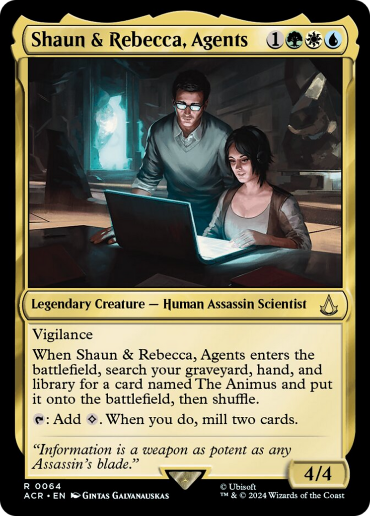 Shaun & Rebecca, Agents [Assassin's Creed] | GnG Games