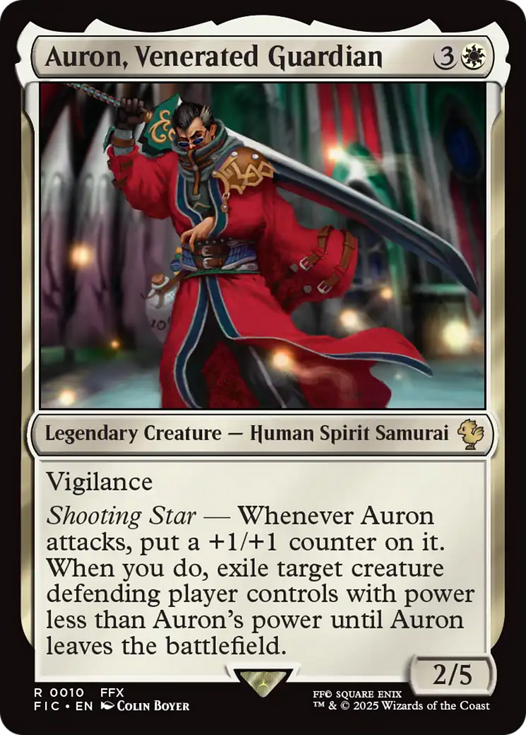 Auron, Venerated Guardian [FINAL FANTASY Commander] | GnG Games