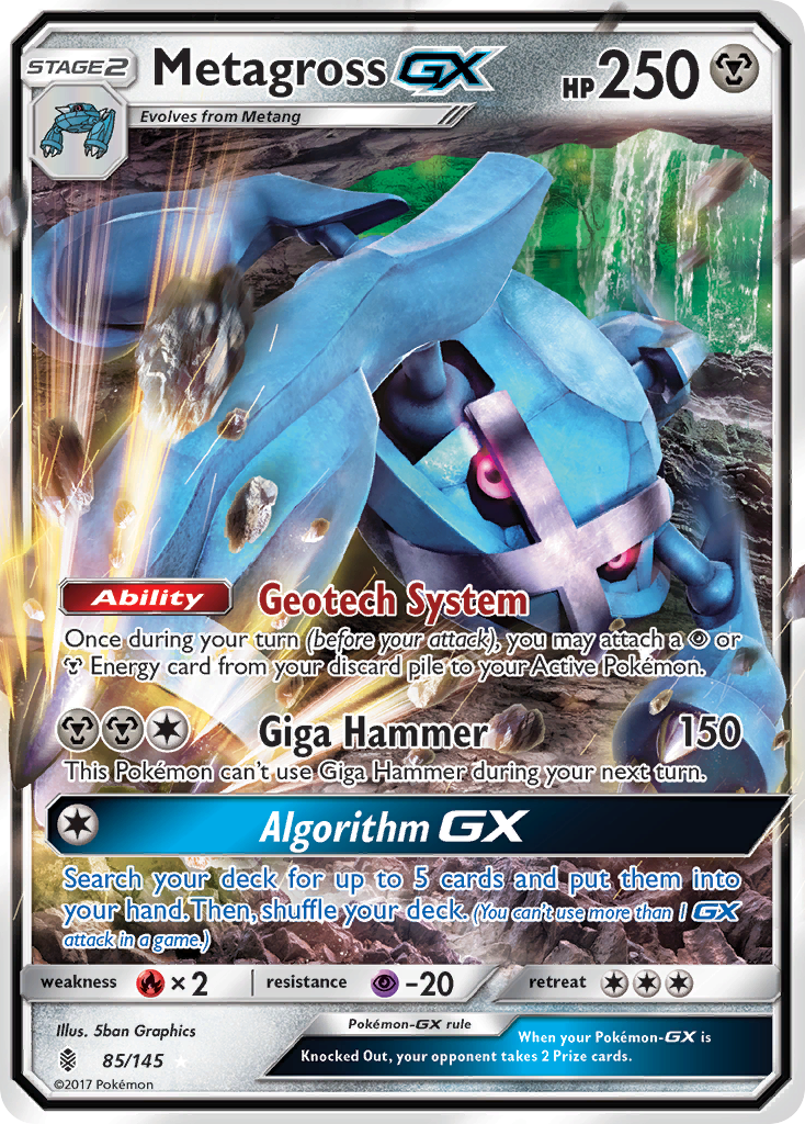 Metagross GX (85/145) [Sun & Moon: Guardians Rising] | GnG Games