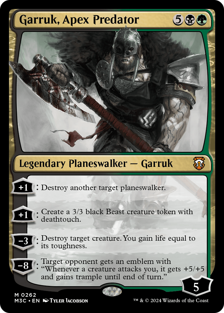 Garruk, Apex Predator (Ripple Foil) [Modern Horizons 3 Commander] | GnG Games