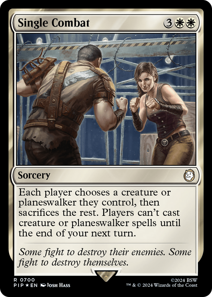 Single Combat (Surge Foil) [Fallout] | GnG Games