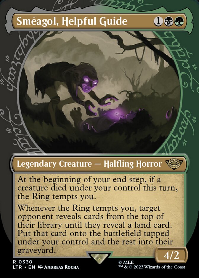 Smeagol, Helpful Guide (Showcase Ring Frame) [The Lord of the Rings: Tales of Middle-Earth] | GnG Games