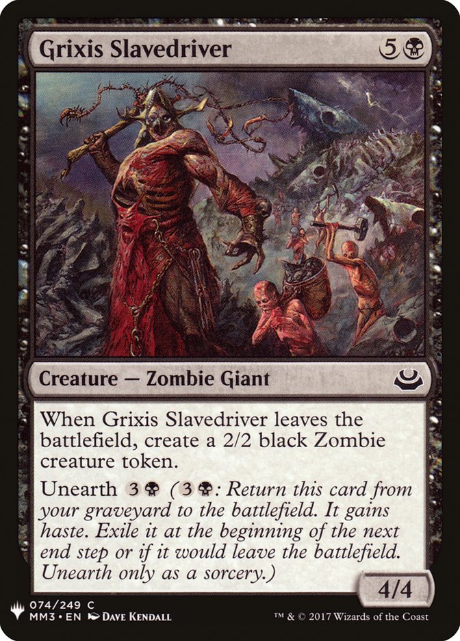Grixis Slavedriver [Mystery Booster] | GnG Games
