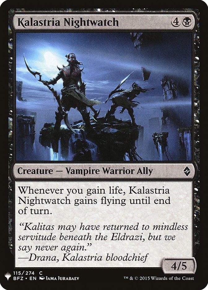 Kalastria Nightwatch [Mystery Booster] | GnG Games