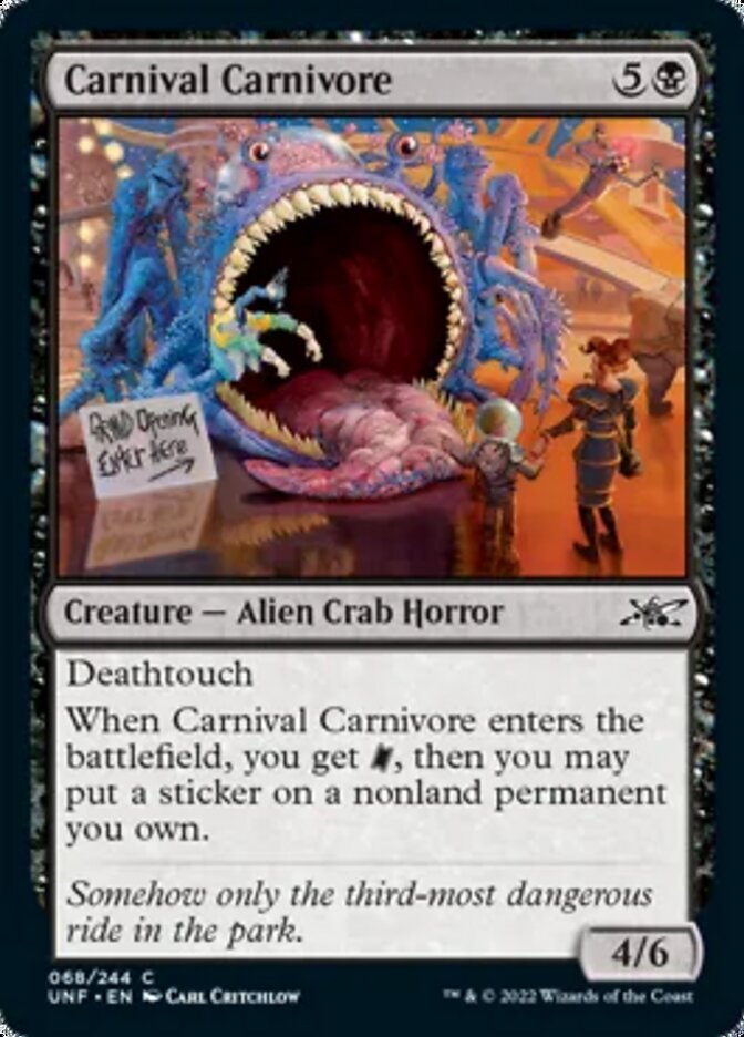 Carnival Carnivore [Unfinity] | GnG Games