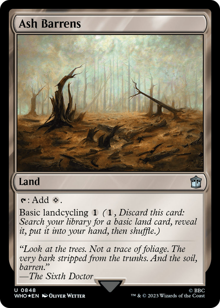 Ash Barrens (Surge Foil) [Doctor Who] | GnG Games