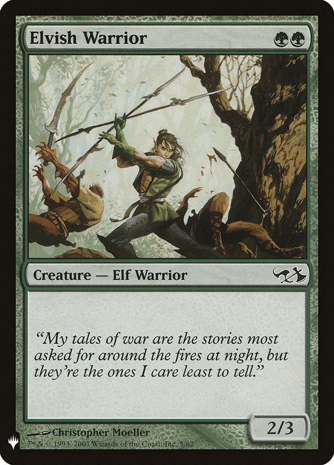 Elvish Warrior [Mystery Booster] | GnG Games