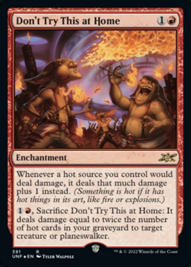 Don't Try This at Home (Galaxy Foil) [Unfinity] | GnG Games