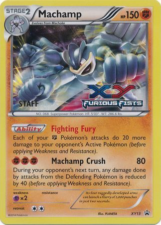 Machamp (XY13) (Staff) [XY: Black Star Promos] | GnG Games