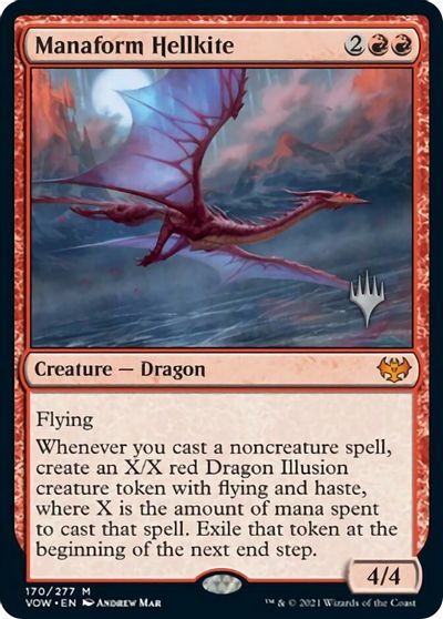 Manaform Hellkite (Promo Pack) [Innistrad: Crimson Vow Promos] | GnG Games