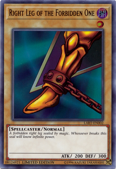 Right Leg of the Forbidden One [LART-EN002] Ultra Rare | GnG Games