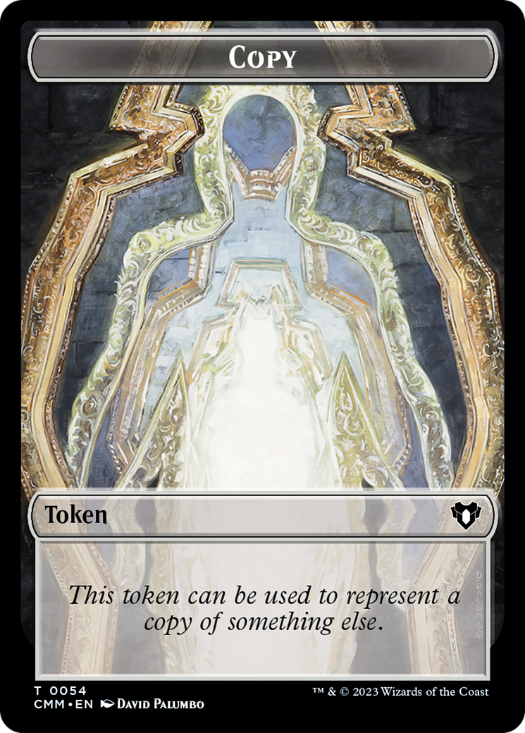 Copy (54) // Angel Double-Sided Token [Commander Masters Tokens] | GnG Games