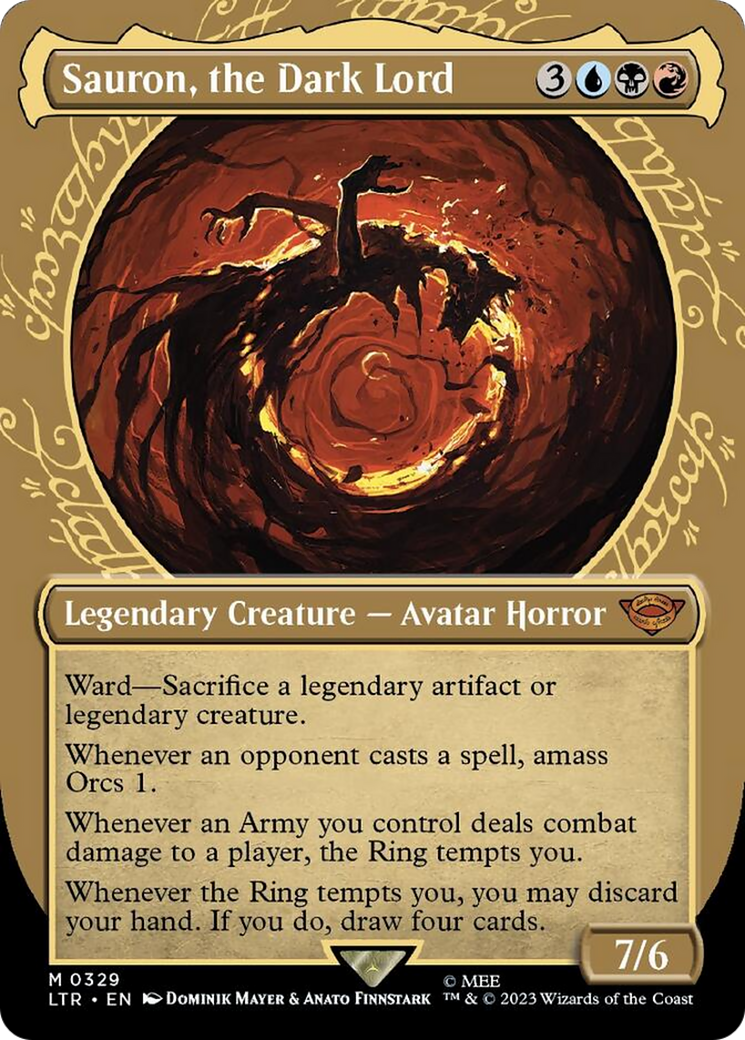 Sauron, the Dark Lord (Showcase Ring Frame) [The Lord of the Rings: Tales of Middle-Earth] | GnG Games