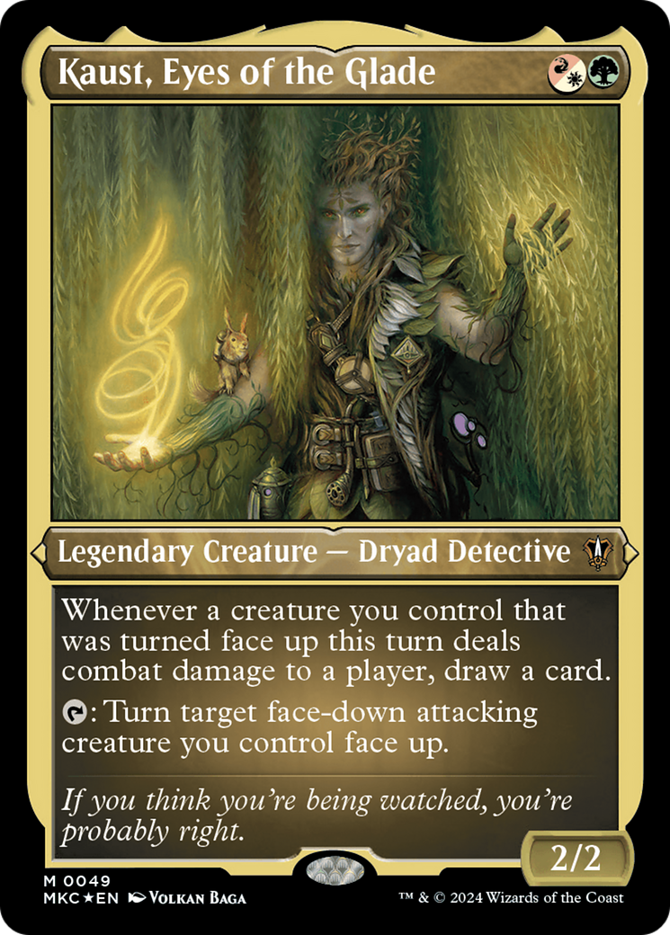 Kaust, Eyes of the Glade (Display Commander) [Murders at Karlov Manor Commander] | GnG Games