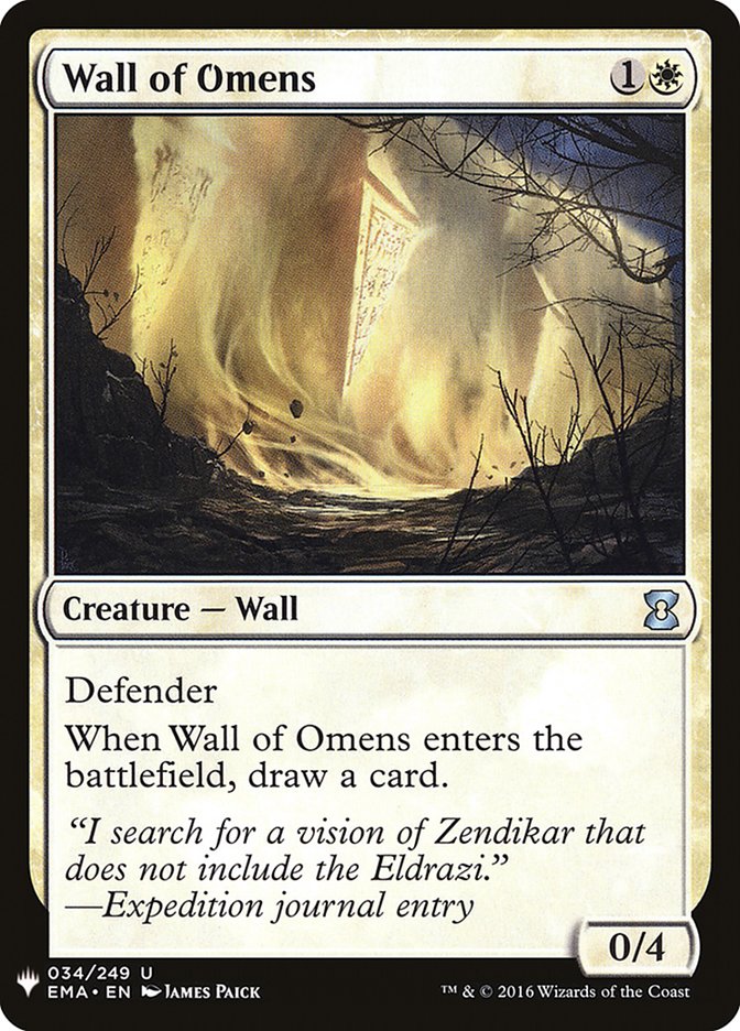 Wall of Omens [Mystery Booster] | GnG Games