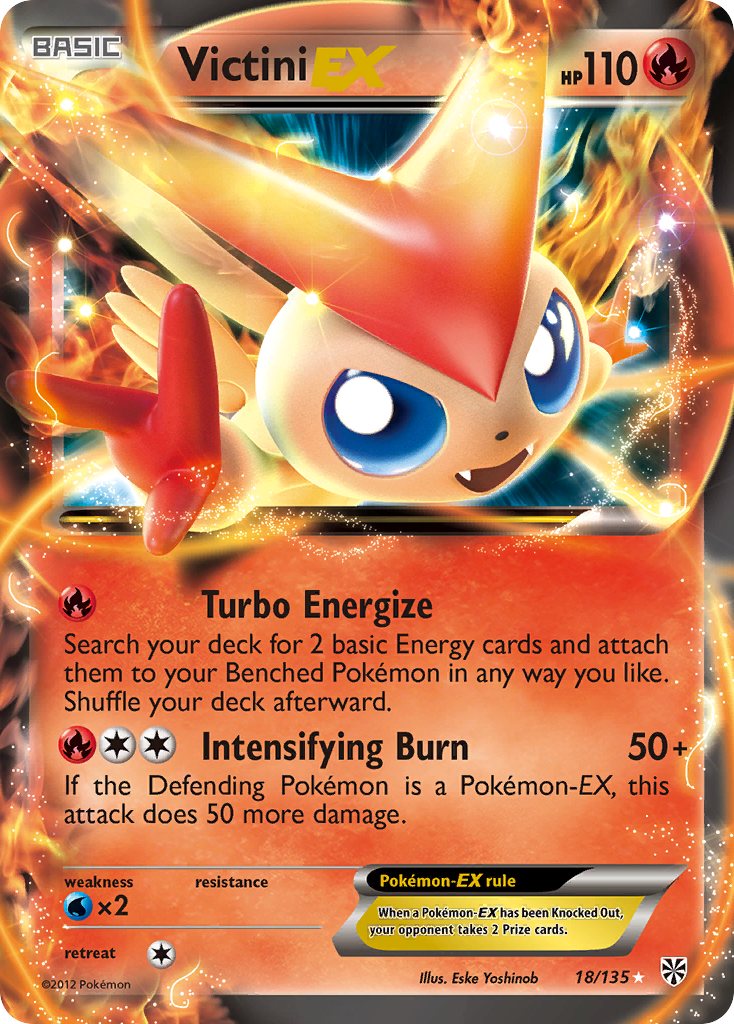 Victini EX (18/135) [Black & White: Plasma Storm] | GnG Games
