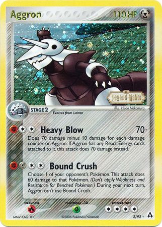 Aggron (2/92) (Stamped) [EX: Legend Maker] | GnG Games