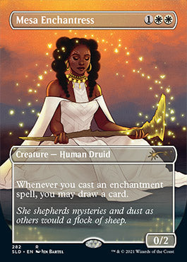 Mesa Enchantress (Borderless) [Secret Lair Drop Series] | GnG Games