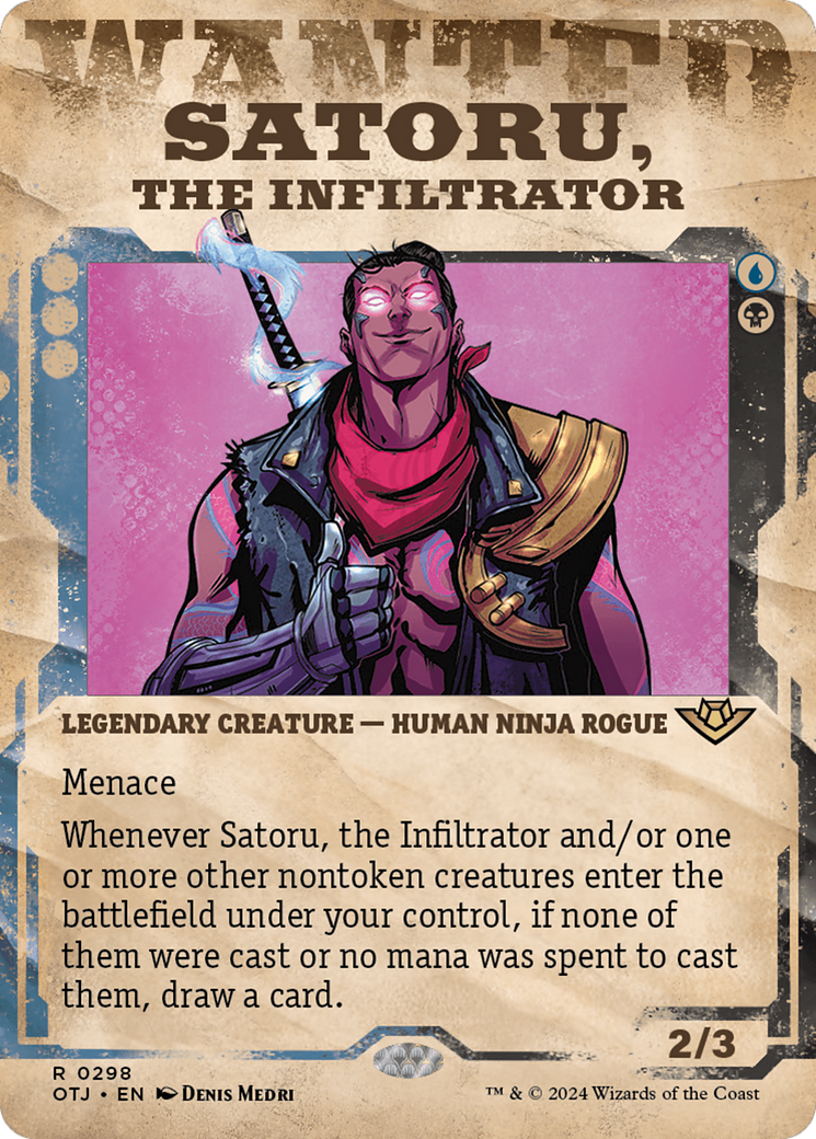 Satoru, the Infiltrator (Showcase) [Outlaws of Thunder Junction] | GnG Games