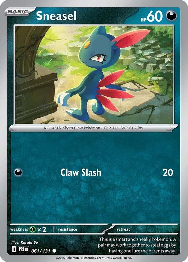 Sneasel (061/131) [Scarlet & Violet: Prismatic Evolutions] | GnG Games