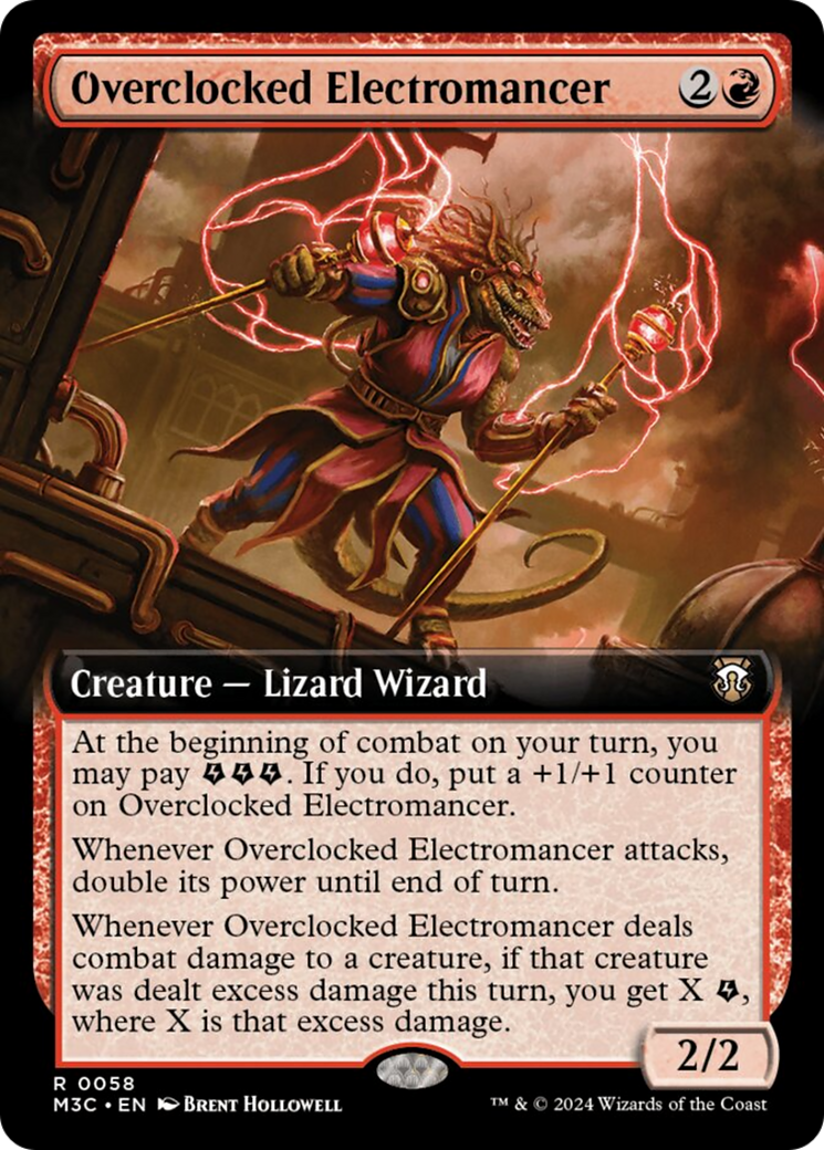 Overclocked Electromancer (Extended Art) [Modern Horizons 3 Commander] | GnG Games